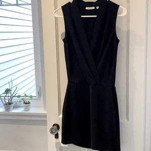 Babaton Aritzia black mini dress sz00